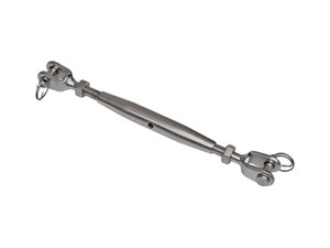 Stainless Steel 316 M20 (3/4") 20mm Turnbuckle Rigging Screw Jaw & Jaw Marine Grade Stainless Steel 316 M20 (3/4") 20mm Turnbuckle Rigging Screw Jaw & Jaw Marine Grade