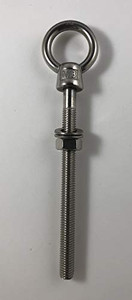 Stainless Steel 316 M8 Lifting Eye Bolt 8mm x 100mm (8mm x 4") Marine Grade