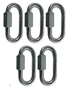 US Stainless 5 Pieces Zinc Plated Quick Link 1/4" (6mm) US Stainless 5 Pieces Zinc Plated Quick Link 1/4" (6mm)