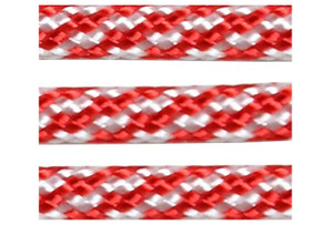 US Ropes Type III Commercial 550 Paracord 100' Hank Made in USA Survival Cord Parachute Outdoor (Candy Cane)