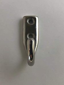 US Stainless Stainless Steel 316 Deck Hook Type T25 1.5" Long Marine Grade Polished