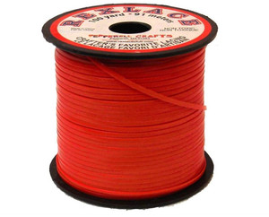 Pepperell Rexlace Plastic Craft Lace, 3/32-Inch Wide, Red