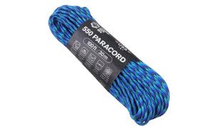 Atwood Rope MFG 550 Paracord 100 Feet 7-Strand Core Nylon Parachute Cord Outside Survival Gear Made in USA | Lanyards, Bracelets, Handle Wraps, Keychain (Neptune)