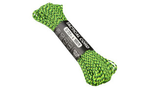 Atwood Paracord - 100' x 3/32" Tactical Cord 4 Nylon Strand Core 275 Test Weight 275lbs (Gecko)