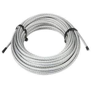 US STAINLESS High Brightness Stainless Steel 316 Wire Rope Cable 5/16" 7x19 by 50' Marine Grade