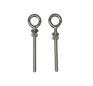 US STAINLESS 2 Pieces Stainless Steel 316 Eye Bolt 5/16" UNC x 80mm Marine Grade