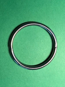 Stainless Steel 304 Round Ring Welded 5/32" x 1 5/8" (4mm x 40mm)
