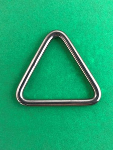 Stainless Steel 304 Triangle Ring Welded 3/16" x 1 3/4" (5mm x 45mm)