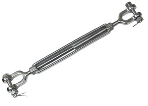 US STAINLESS Stainless Steel 316 Type K 3/8" Hex Turnbuckle Rigging Screw Jaw and Jaw US Type Marine Grade #311USJJ-3/8 K