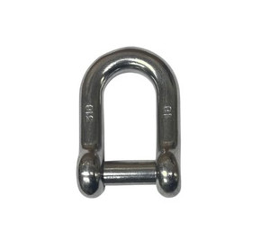 US Stainless Stainless Steel 316 D Shackle with Hex Sink Pin 16mm (5/8") Marine Grade