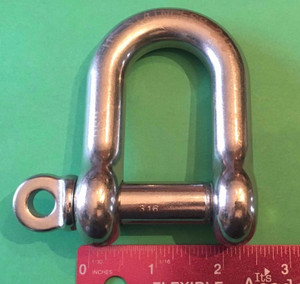US STAINLESS Stainless Steel 304 D Shackle (5/8" 16mm D Shackle)