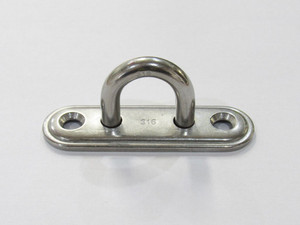 US Stainless Stainless Steel 304 Oblong Pad Eye 5/16" (8mm)