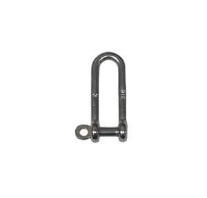 US Stainless Stainless Steel 316 Long D Shackle Captive Pin 5/32" (4mm) Dee