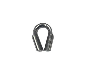 US STAINLESS 316 Stainless Wire Rope Thimble Captive Tubular 5mm (3/16")