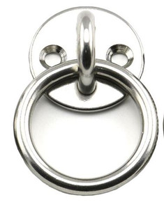 Stainless Steel 304 Round Pad Eye with Ring 5/16" 8mm