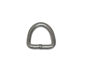 US Stainless Stainless Steel 316 D Ring Welded 6mm x 25mm (1/4" x 1") Dee
