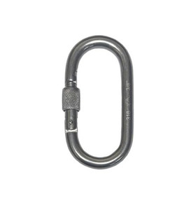 US STAINLESS Stainless Steel 316 Straight Snap Link with Nut 10mm (3/8")