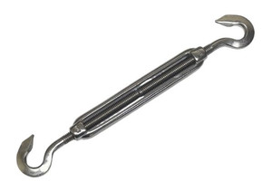 US STAINLESS Stainless Steel 316 Turnbuckle Hook and Hook 3/8" Marine Grade