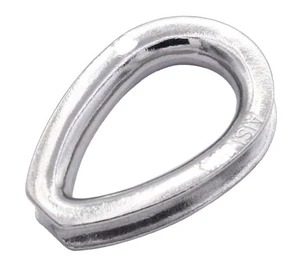 US STAINLESS 304 Stainless Wire Rope Thimble Casting with Closed End 7/8"