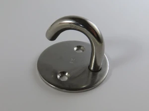US Stainless Stainless Steel 304 Round Pad Hook Type 5/16" (8mm)