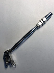 US STAINLESS Stainless Steel 316 M6 Turnbuckle Rigging Screw Toggle and Swageless for 5/32" Wire Marine Grade