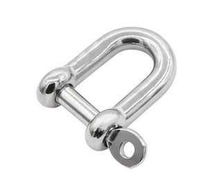 US STAINLESS Stainless Steel 316 Forged D Shackle 9/32" (7mm) Type K