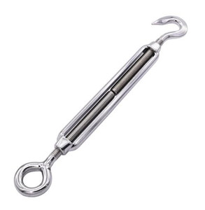 US STAINLESS 316 Stainless Turnbuckle Hook and Eye 1/2" Type K Marine Grade