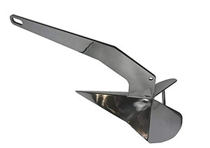 Stainless Steel 316 Delta Anchor 55lbs (25kg) Marine Grade Polished