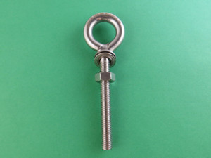Stainless Steel 316 M8 Eye Bolt Welded 8mm x 60mm Marine Grade Stainless Steel 316 M8 Eye Bolt Welded 8mm x 60mm Marine Grade