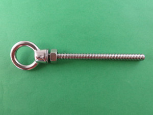 Stainless Steel 316 (Shape Type 307) Lifting Eye Bolt 1/4" UNC x 80mm Marine Grade