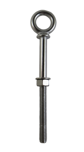 Stainless Steel 316 Eye Bolt 1/2" x 6" UNC Short Thread Marine Grade