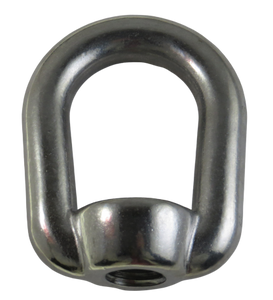 Stainless Steel 316 Type 804 US Shape Lifting Eye Nut 1" UNC Marine Grade