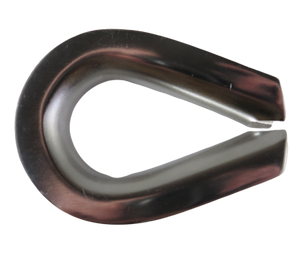 Stainless Steel 316 3/4" (19mm) Wire Rope Thimbles Heavy Duty Marine Grade for rope size 3/4"