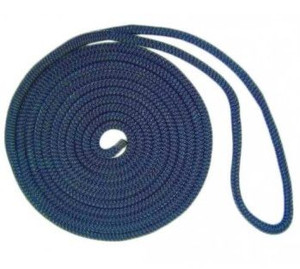 US Ropes Nylon Double Braided Dock Line 1/2" x 30' Navy US Ropes Nylon Double Braided Dock Line 1/2" x 30' Navy