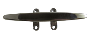 Stainless Steel 316 Type E Trim Line Cleat 8" (200mm) Marine Grade Boat Deck or Flagpole
