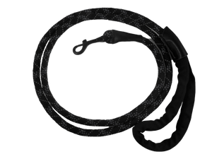 US Ropes Nylon Double Braided Dog Leash 3/8" x 6' Black US Ropes Nylon Double Braided Dog Leash 3/8" x 6' Black