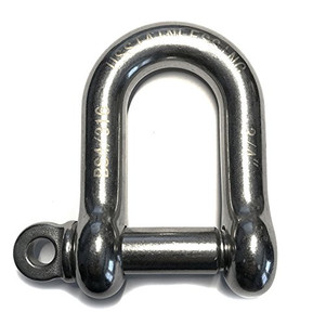 Stainless Steel 316 Rigid Eye Snap Hook with Safety Latch 5 1/2