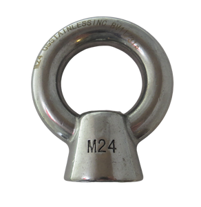 Stainless Steel 316 M24 Lifting Eye Nut 24mm Marine Grade