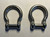 Stainless Steel 316 Bow Shackles 8mm (5/16") w/ Hex Sink Pin Marine Grade
