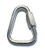 Stainless Steel 316 Delta Shape Quick Link 5/16" (8mm) Marine Grade Triangle