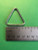 Stainless Steel 316 Triangle Ring Welded 1/8" x 1 3/8" (3mm x 35mm) Marine