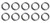 10 Pieces Stainless Steel 316 Round Ring Welded 3/16" x 3/4" (5mm x 20mm) Marine Grade 10 Pieces Stainless Steel 316 Round Ring Welded 3/16" x 3/4" (5mm x 20mm) Marine Grade
