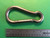 Stainless Steel 316 Spring Hook Carabiner 1/2" (12mm) No Eye Marine Grade