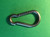 Stainless Steel 316 Spring Hook Carabiner 3/16" (5mm) No Eye Marine Grade