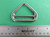 Stainless Steel 316 Triangle Ring Welded with Cross Bar 1/4" x 2" (6mm x 50mm) Stainless Steel 316 Triangle Ring Welded with Cross Bar 1/4" x 2" (6mm x 50mm)