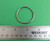 10 Pieces Stainless Steel 316 Round Ring Welded 1/8" x 1 3/8" (3mm x 35mm) Marine Grade