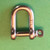 Stainless Steel 316 Forged D Shackle Marine Grade (3/16") Dee