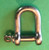 Stainless Steel 316 Forged D Shackle Marine Grade (3/16") Dee
