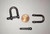 Stainless Steel 316 Forged D Shackle Marine Grade (3/16") Dee