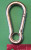 Stainless Steel 316 Spring Hook with Eyelet Carabiner 7/16" (11mm) Marine Grade